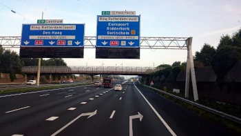 Auf dem Weg nach Rotterdamm zum Container holen