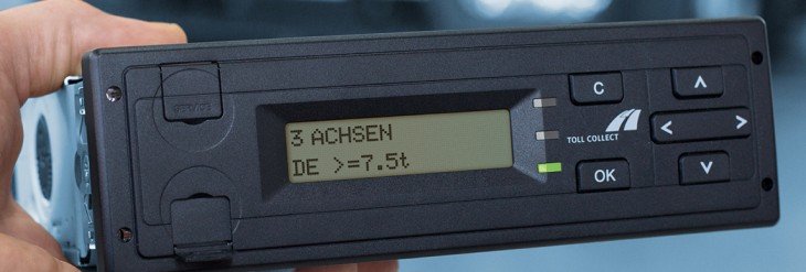 Das zukünfitige Display des Mautgeräts