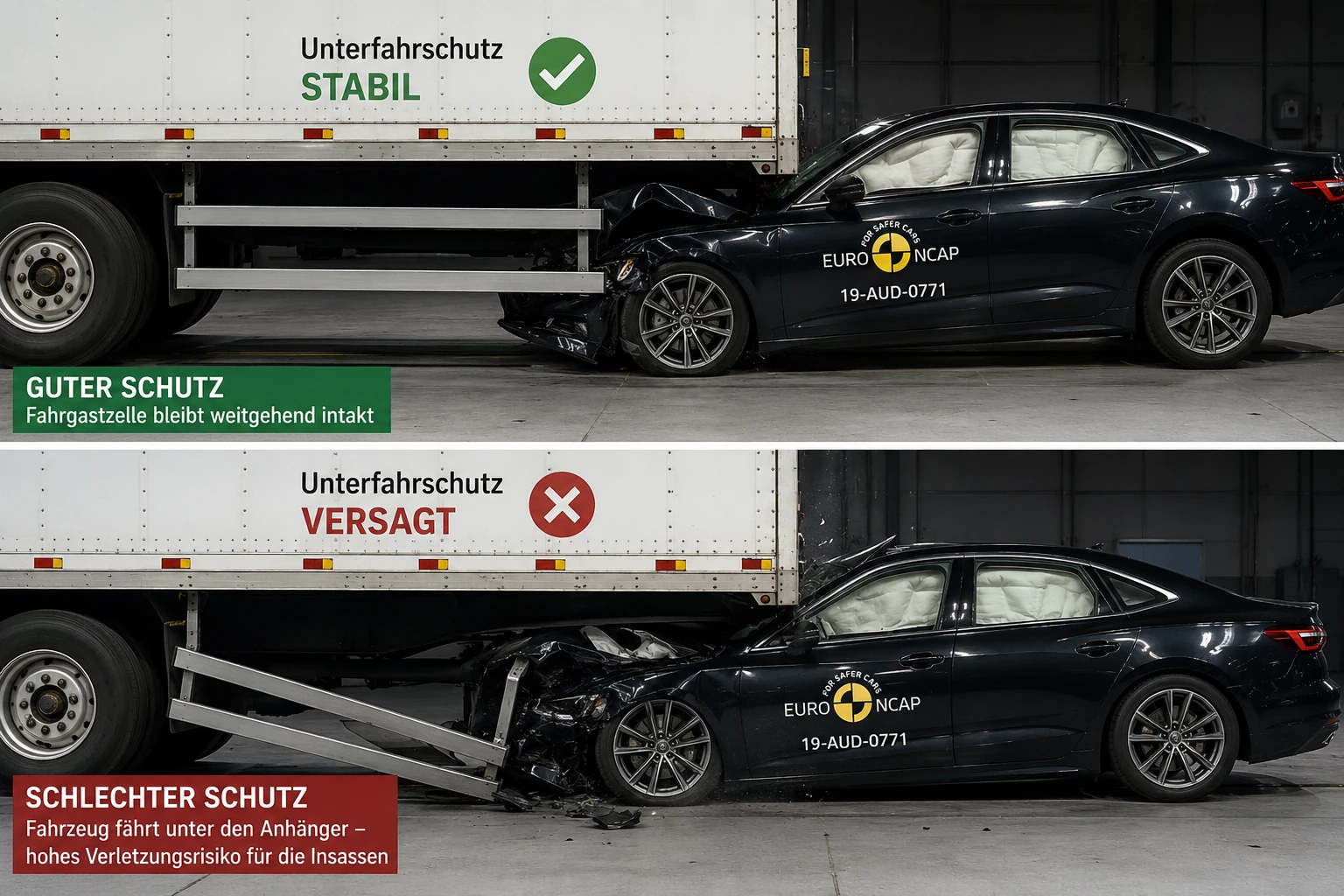 Featured image of post Euro NCAP: Wenn der Unterfahrschutz zum Schwachpunkt wird