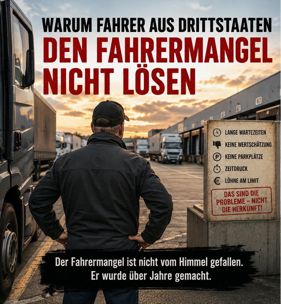 Warum Fahrer aus Drittstaaten den Fahrermangel nicht lösen