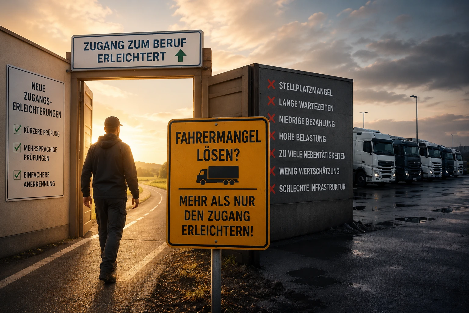 Featured image of post Neue Zugangserleichterungen für Berufskraftfahrer – aber ist das wirklich die Lösung?