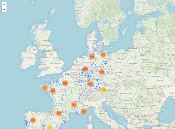 Ladestationen in Europa