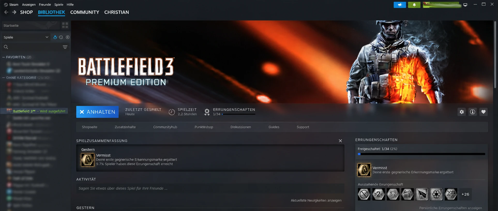 Featured image of post Und Battlefield läuft doch unter Linux