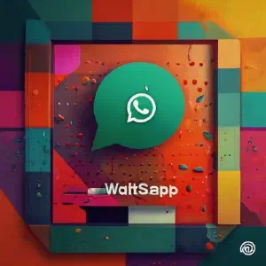 WhatsApp Logo per KI generiert