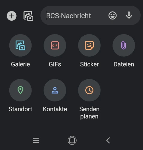 RCS Optionen