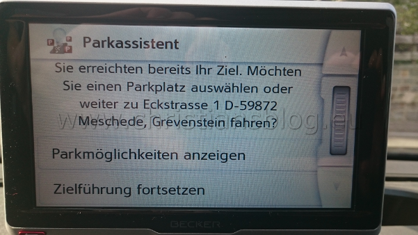 Parkplatzangebot